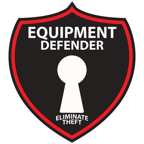 Equipment defender - FOR TRIMMER RACKS ONLY Includes: (1) Locking Post (1) U-Bracket All Necessary Hardware